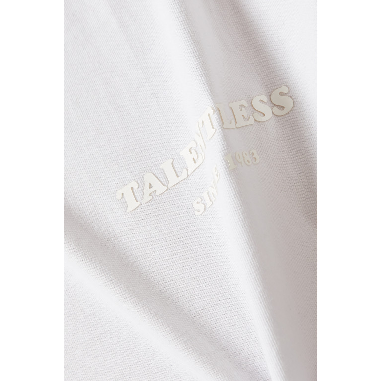 Talentless - Staple T-shirt in Jersey White