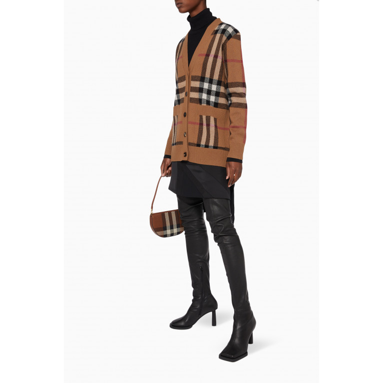 Burberry - Willah Check Sweater in Wool Blend