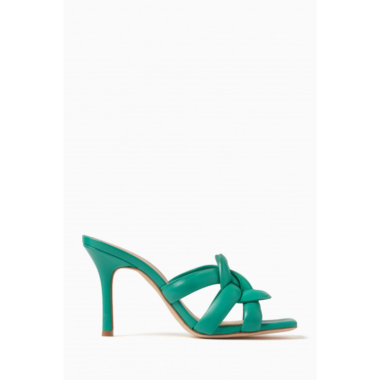 Coach - Kellie 100 Mules in Leather Green