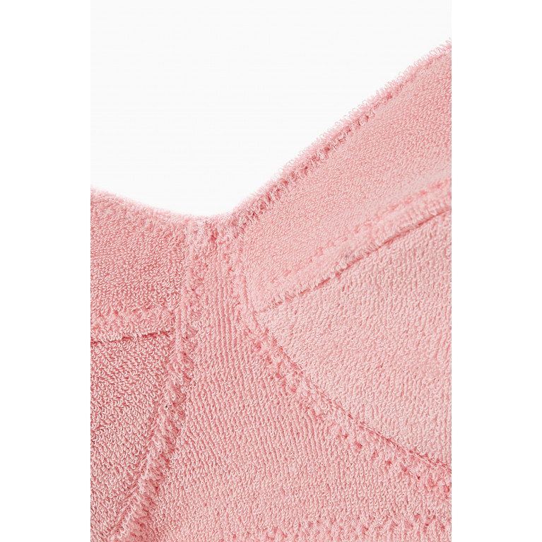 Lisa Marie Fernandez - Goldwyn Bikini Set in Terry Cloth Pink