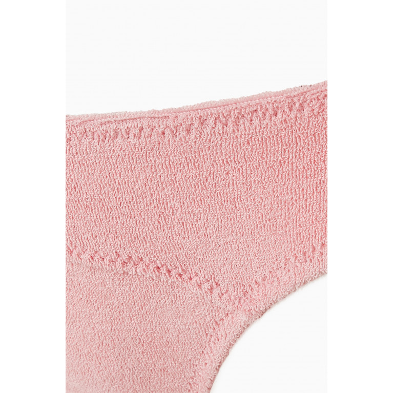 Lisa Marie Fernandez - Goldwyn Bikini Set in Terry Cloth Pink