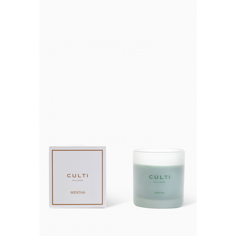Culti Milano - Mentha Scented Candle in Coloured Wax, 270g
