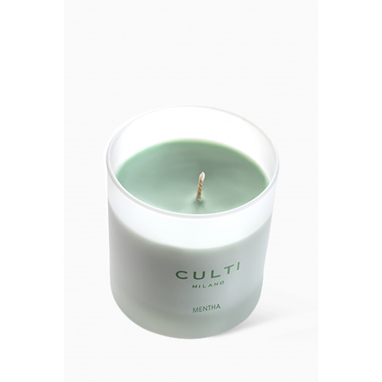 Culti Milano - Mentha Scented Candle in Coloured Wax, 270g
