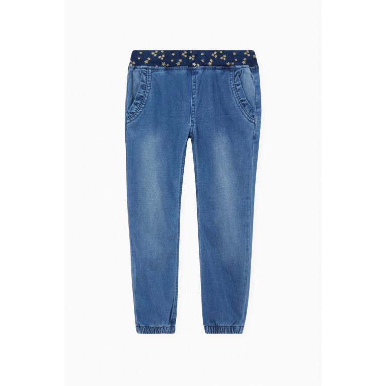 Name It - Glitter Denim Pants in Recycled Polyester