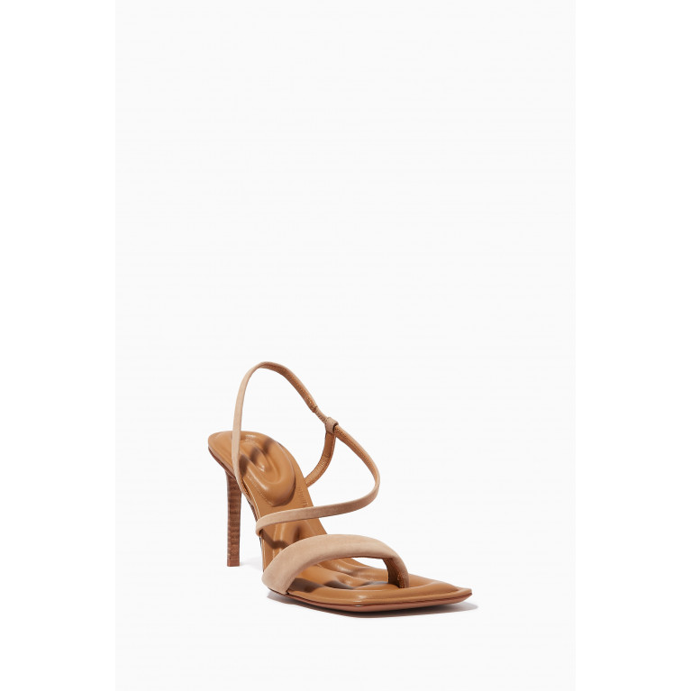 Jacquemus - Les Sandales Limone in Suede Leather