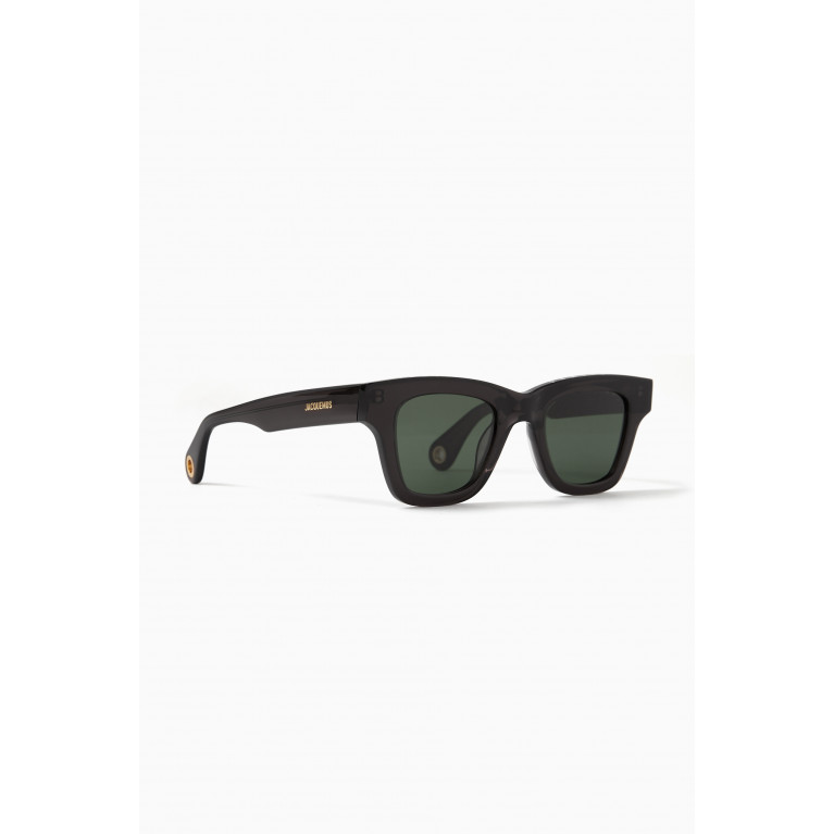 Jacquemus - Les Lunettes Nocio Sunglasses in Acetate Black