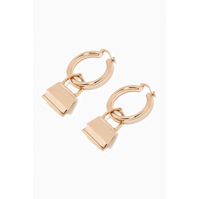 Jacquemus - Les Creoles Chiquito Earrings Gold