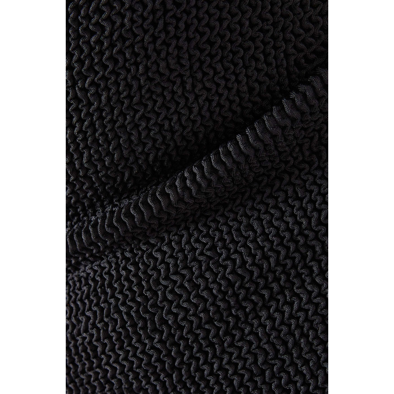 Hunza G - Tank Dress in Original Crinkle™ Black