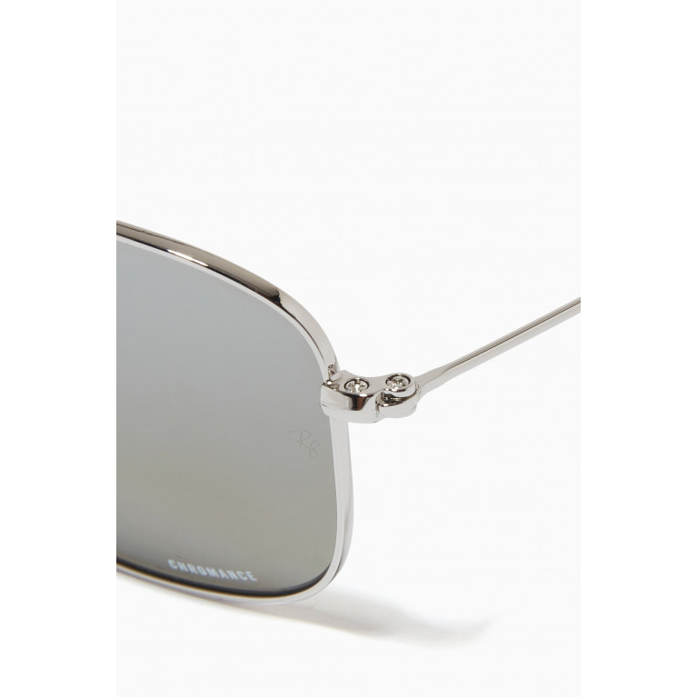 Ray-Ban - RB3543 Chromance Sunglasses in Metal