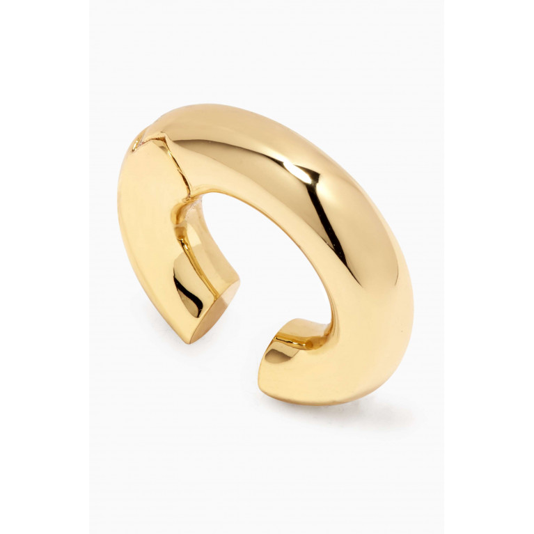 Luv Aj - Amalfi Single Ear Cuff in 18kt Gold Plated Brass