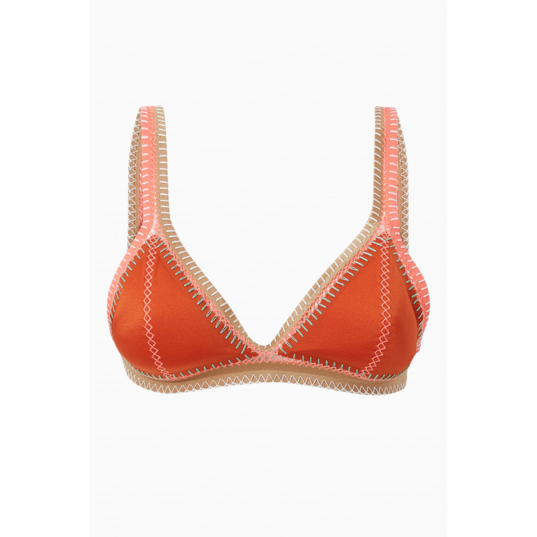Benedetta Bruzziches - Sunset Tie Up Reversible Bikini Top
