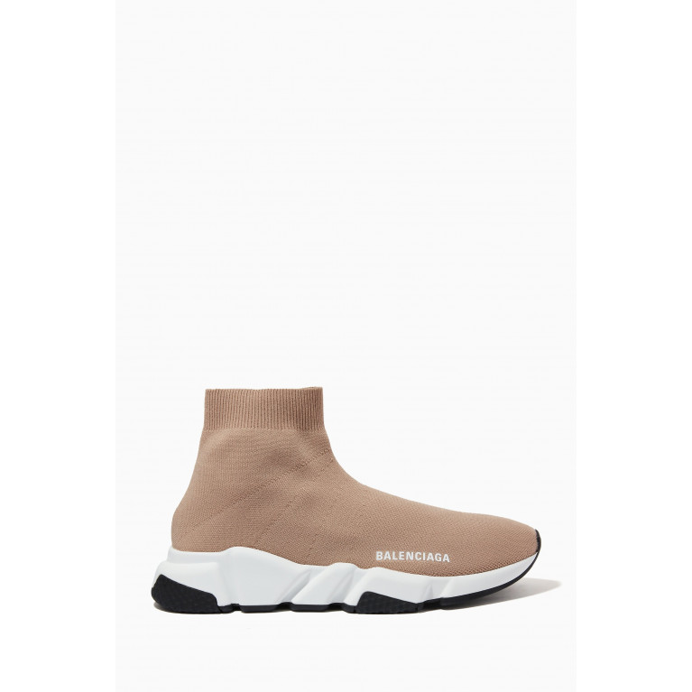 Balenciaga - Speed 2.0 Sneakers in Recycled Knit Neutral