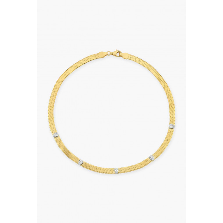 MER"S - Friday Night Necklace in 24kt Gold plating