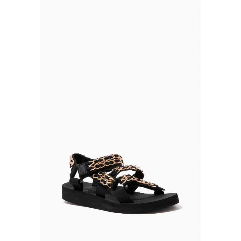 Arizona Love - Trekky Sandals with Chains in Repreve®