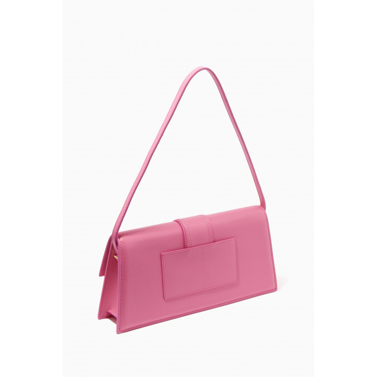 Jacquemus - Le Bambino Long Shoulder Bag in Smooth Leather Pink