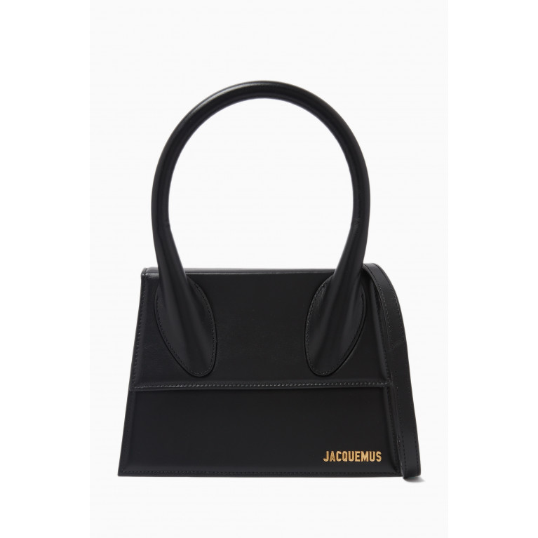 Jacquemus - Le Grand Chiquito Tote Bag in Leather Black