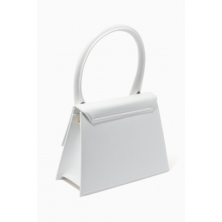 Jacquemus - Le Grand Chiquito Tote Bag in Leather White