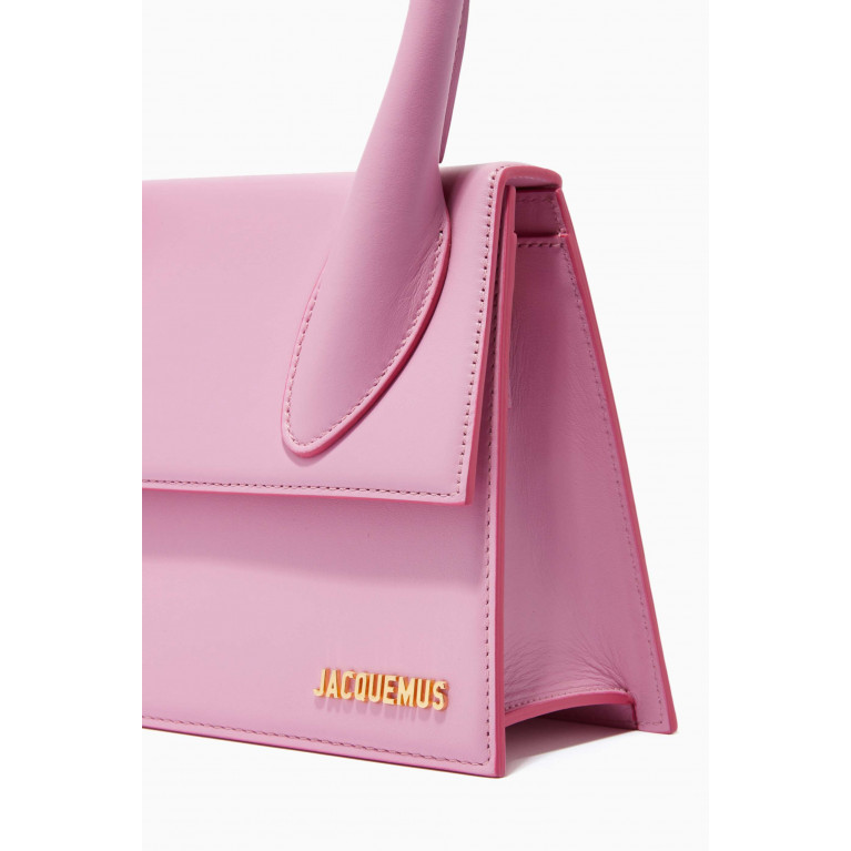 Jacquemus - Le Grand Chiquito Tote Bag in Leather Pink