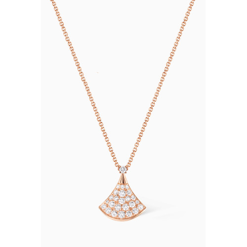 Bvlgari - Divas' Dream Diamond Necklace in 18kt Rose Gold