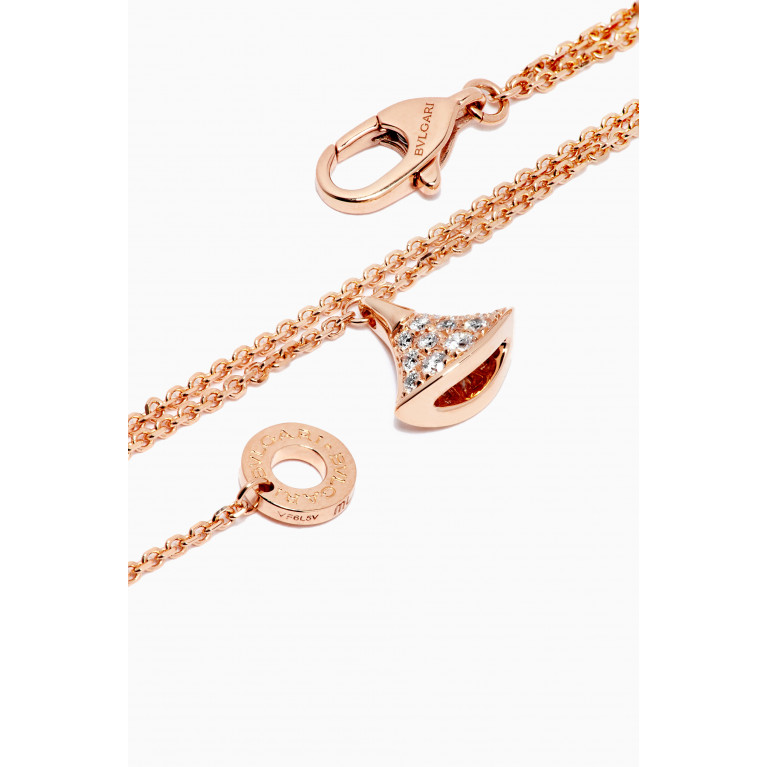 Bvlgari - Divas' Dream Diamond Bracelet in 18kt Rose Gold