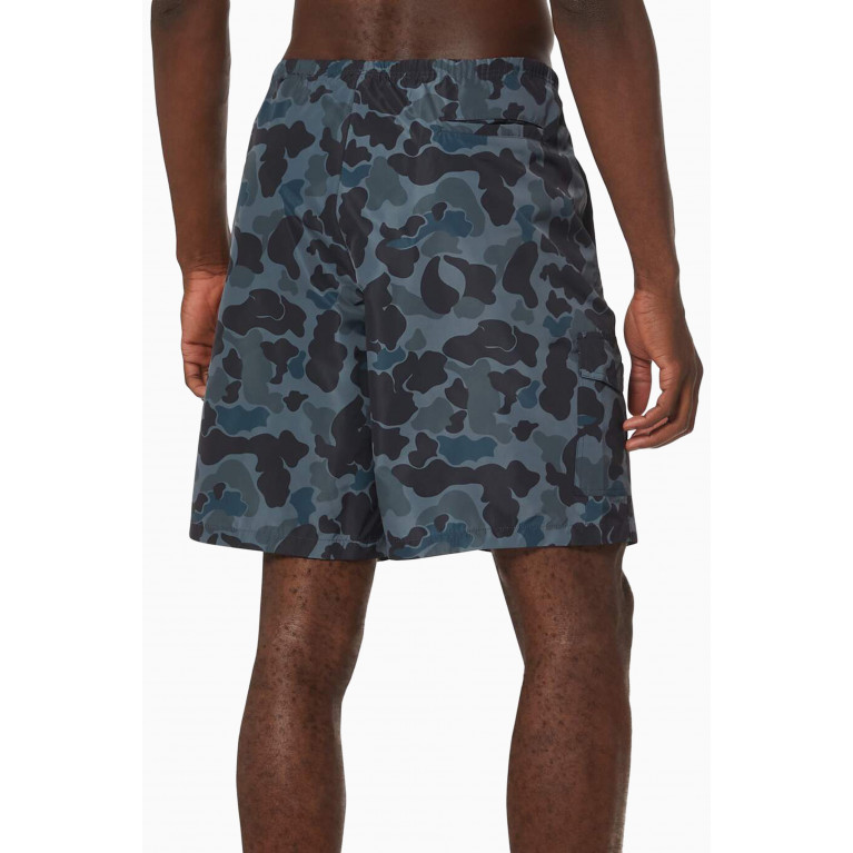 Palm Angels - Camo Swim Shorts in Technical Fabric