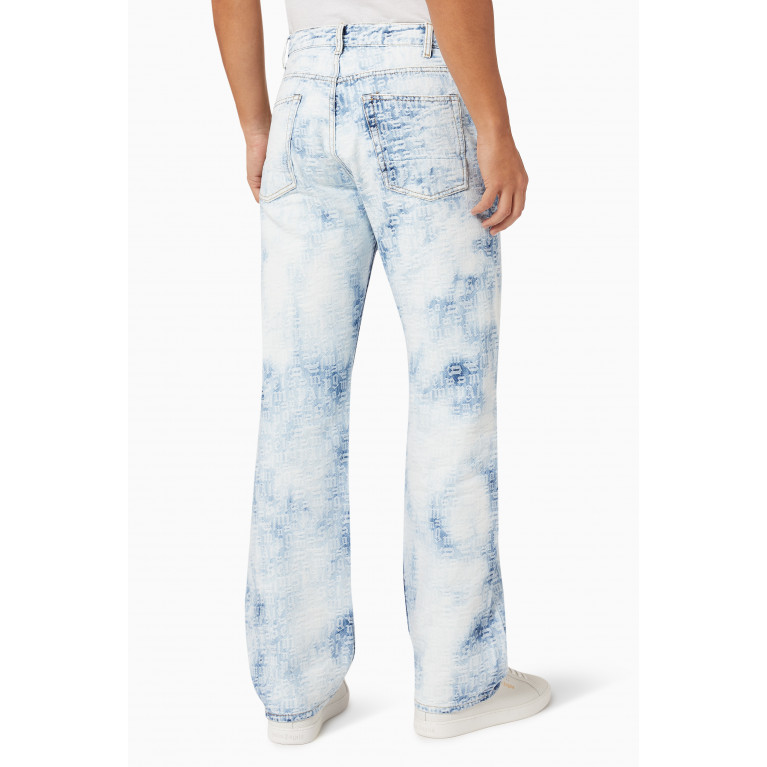 Palm Angels - Monogram Jeans in Cotton Denim