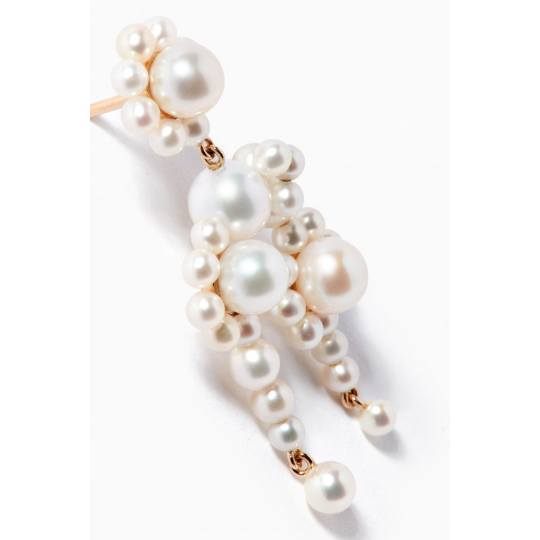 Sophie Bille Brahe - Fontaine Marguerite Single Pearl Earring in 14kt Yellow Gold
