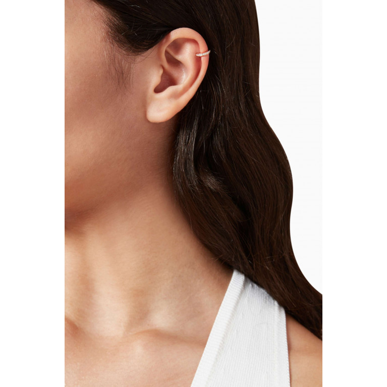 Repossi - Berbere Diamond Single Ear Cuff in 18kt Rose Gold