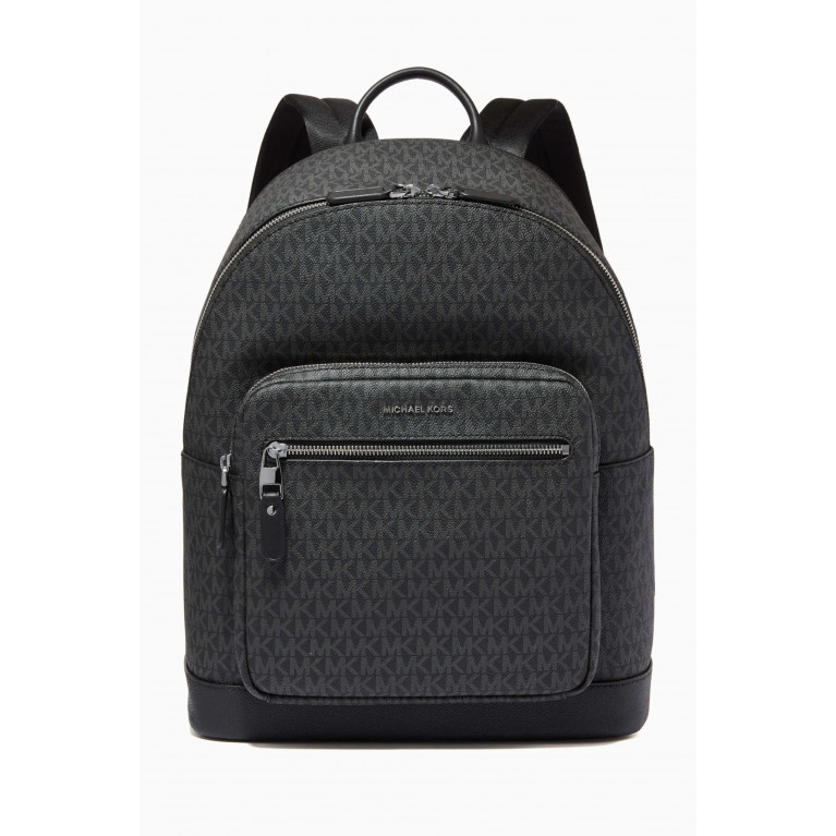 MICHAEL KORS - Commuter Backpack in Logo Canvas Black