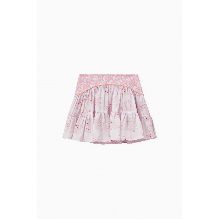 Chloé - Floral Print Tiered Skirt