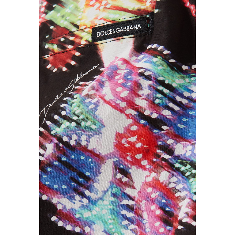 Dolce & Gabbana - Illumination Print Shorts in Poplin
