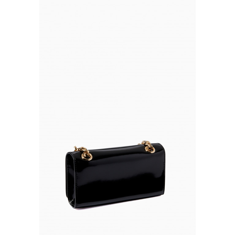 Dolce & Gabbana - 3.5 Phone Bag in Polished Calfskin Black
