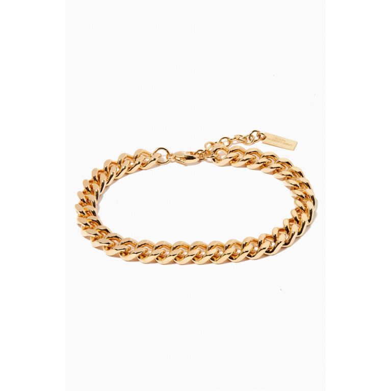 Saint Laurent - Medium Curb Chain Bracelet in Metal