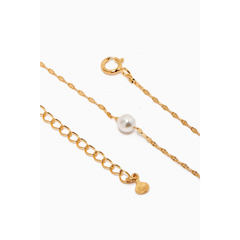 Tai Jewelry - Pearl Delicate Chain Bracelet