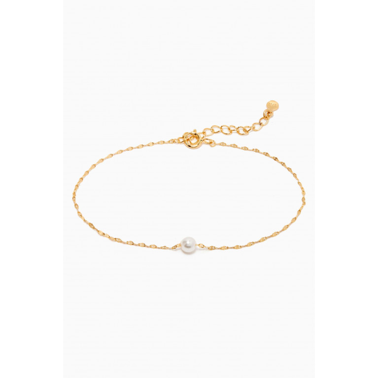 Tai Jewelry - Pearl Delicate Chain Bracelet