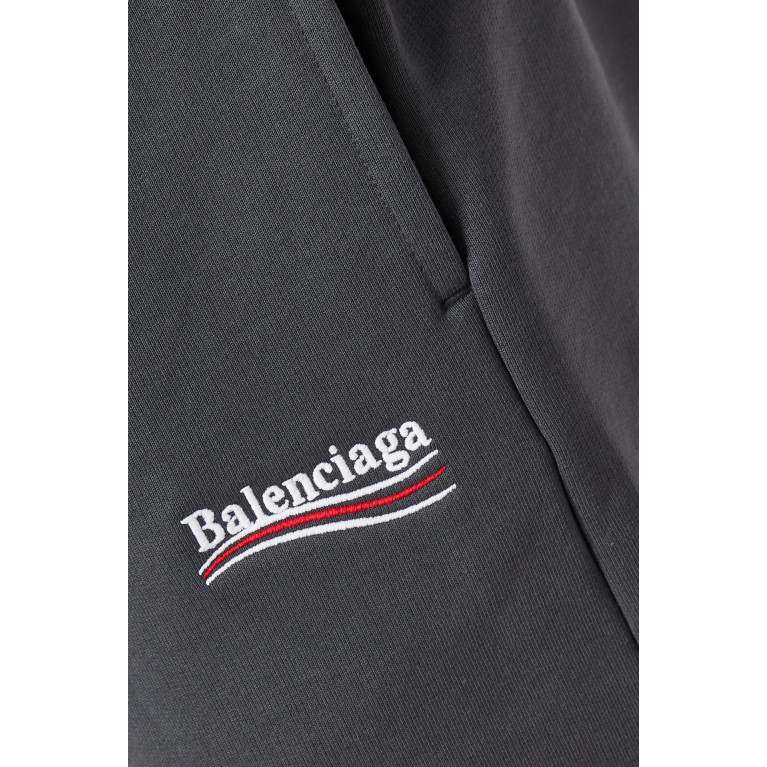 Balenciaga - Political Campaign Sweat Shorts in Cotton Curly Fleece