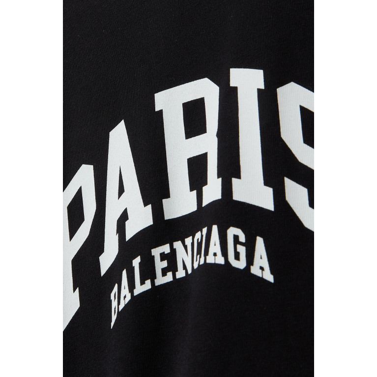 Balenciaga - Paris Medium Fit T-shirt in Cotton Jersey