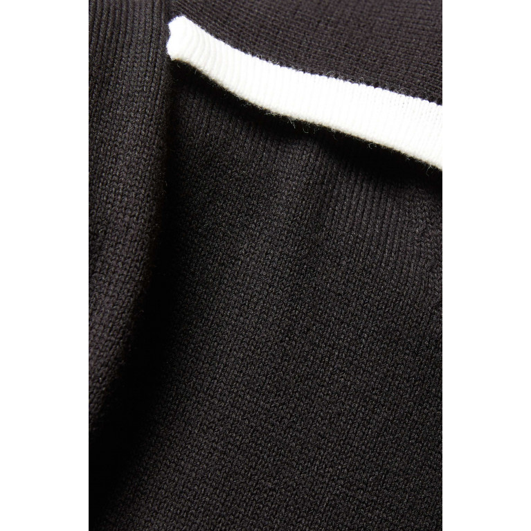 Saint Laurent - Sleeveless Polo Sweater in Cotton Knit