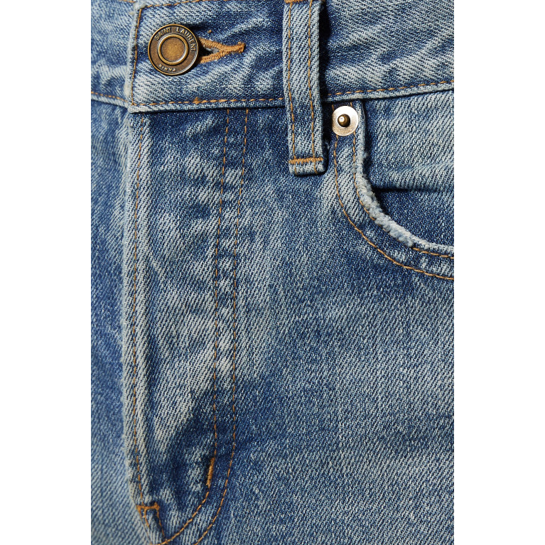 Saint Laurent - 90's Cropped Jeans in Denim