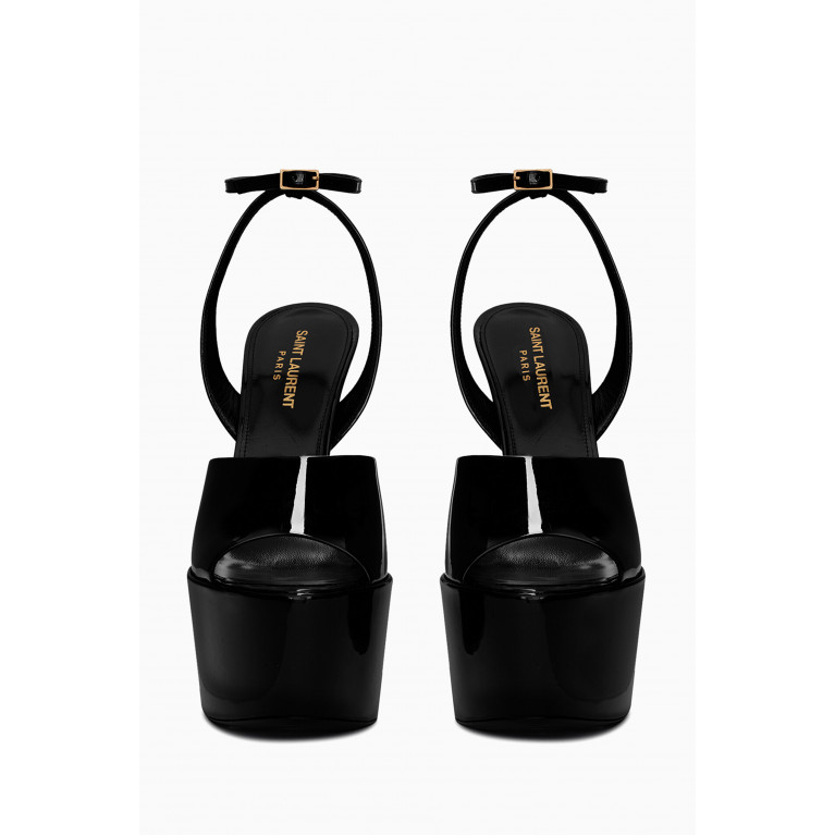 Saint Laurent - Kika Platform Sandals in Leather