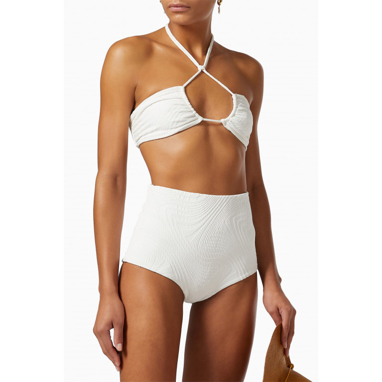 Fella Swim - Conan Bikini Top in Textured Lycra