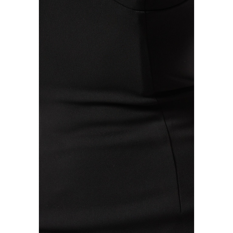 Monot - Tube Slit Dress Black