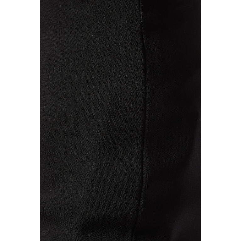 Monot - Side Slit Maxi Skirt Black