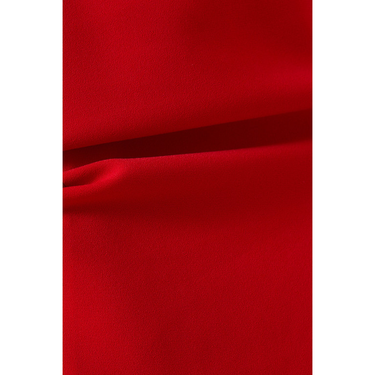 Monot - Off-shoulder Maxi Dress Red