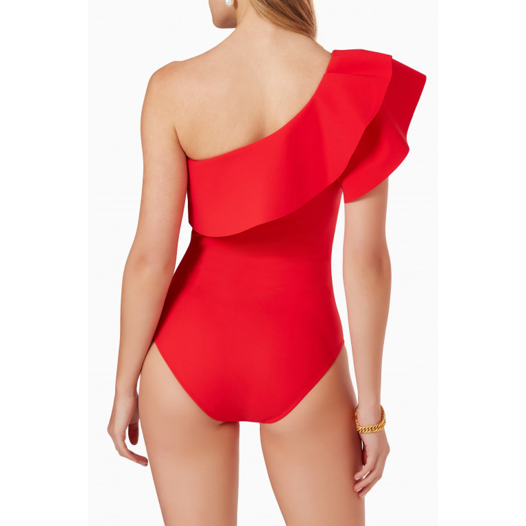 Chiara Boni La Petite Robe - Eli One Piece Swimsuit in Stretch Jersey Red