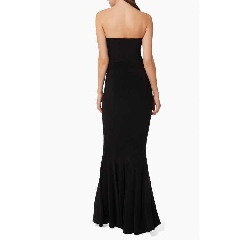 Norma Kamali - Strapless Fishtail Gown in Poly Lycra