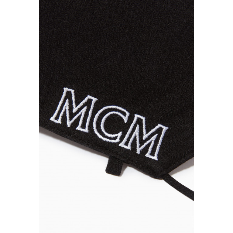 MCM - Cubic Logo Cotton Face Mask with Chain