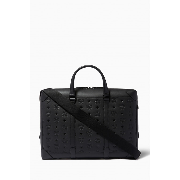 MCM - Large Soft Berlin Tote in Monogram Leather