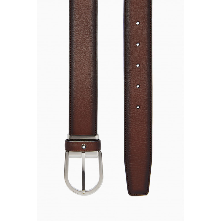Montblanc - Belt in Hand-painted Leather, 35mm