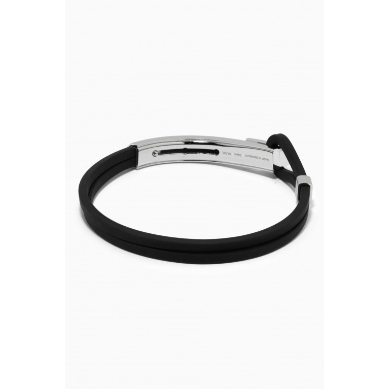 Montblanc - Wrap Me Bracelet in Rubber & Steel
